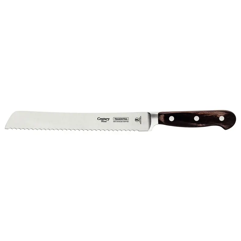 Tramontina Cuchillo Pan Century Wood 20 cm