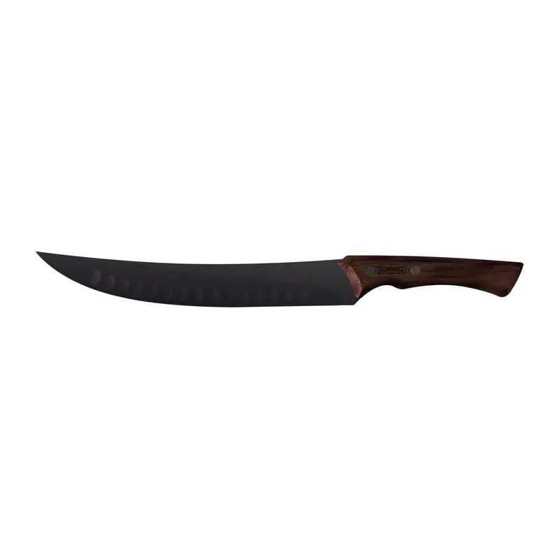 Tramontina Cuchillo para Carne Alveolado Curvo Black Collection 25 cm