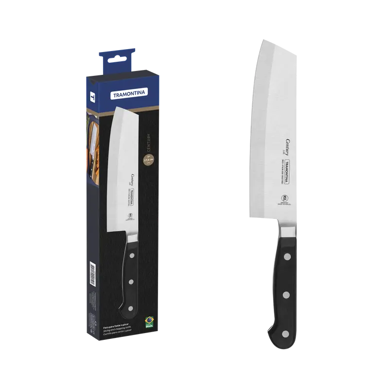 Tramontina Cuchillo Usuba para Rebanar y Picar Century 18 cm