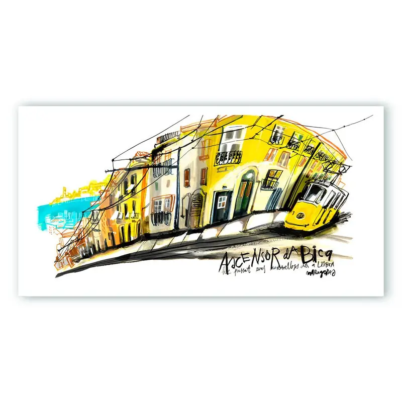 Tranvía Lisboa Impresión Giclée