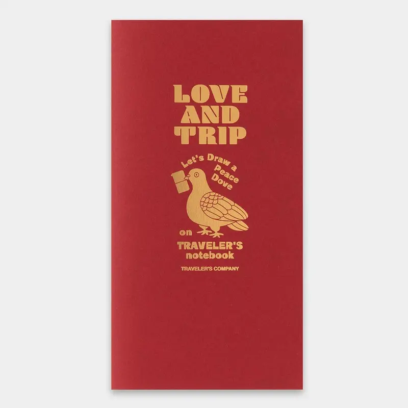 TRAVELER'S notebook LOVE AND TRIP Recambio - Tamaño Regular