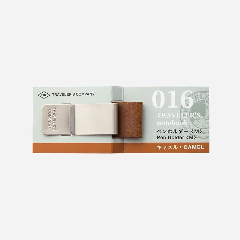 TRAVELER'S notebook Recambio 016 Sujeta Bolígrafo M Camel