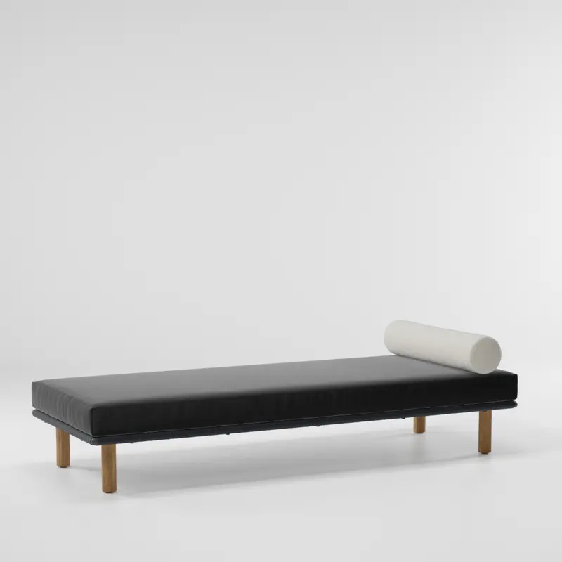 Tumbona para silla de terraza Bitta | Pie de teca T01 | Estructura Z01