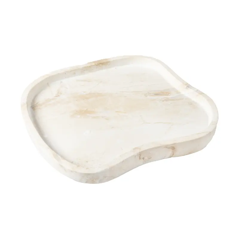 Vaciabolsillos Efecto Mármol Decorativo 20,8 cm para salon, comedor o recibidor