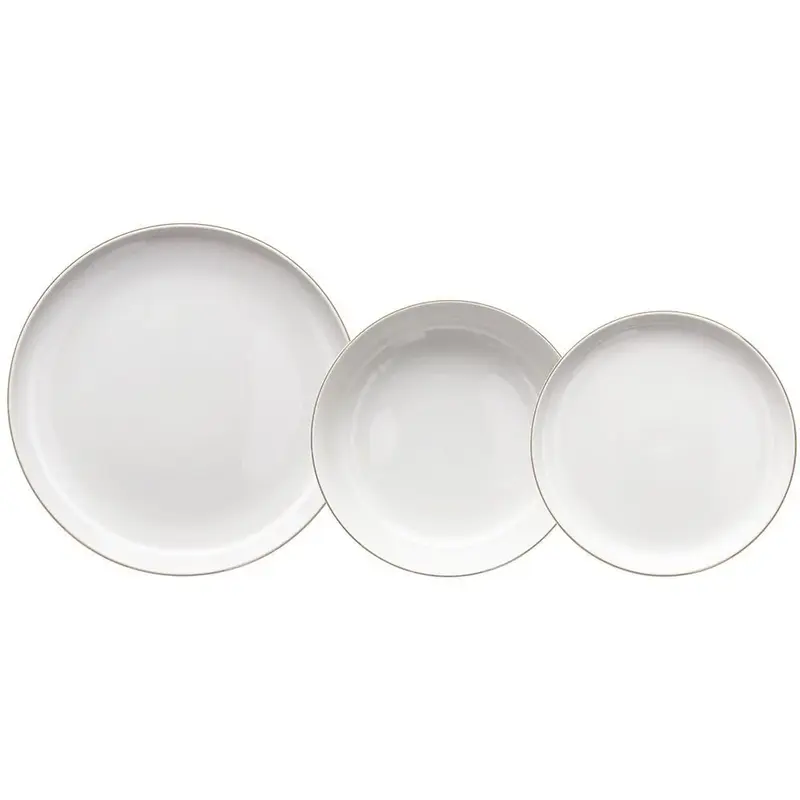 VAJILLA EDGE FILO ORO ANDREA FONTEBASSO 12 PIEZAS
