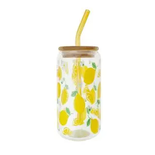 Vaso Borosilicato To Go Limon