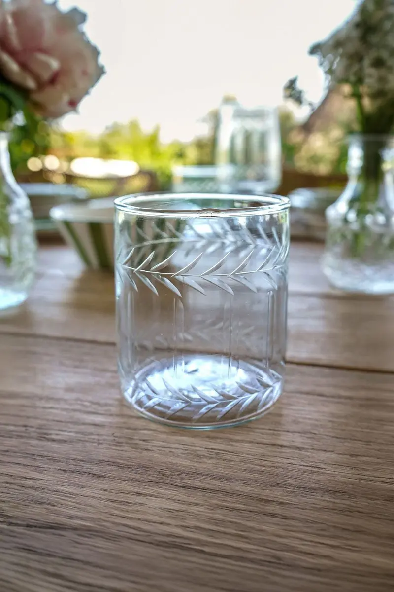 Vaso Cristal Tallado