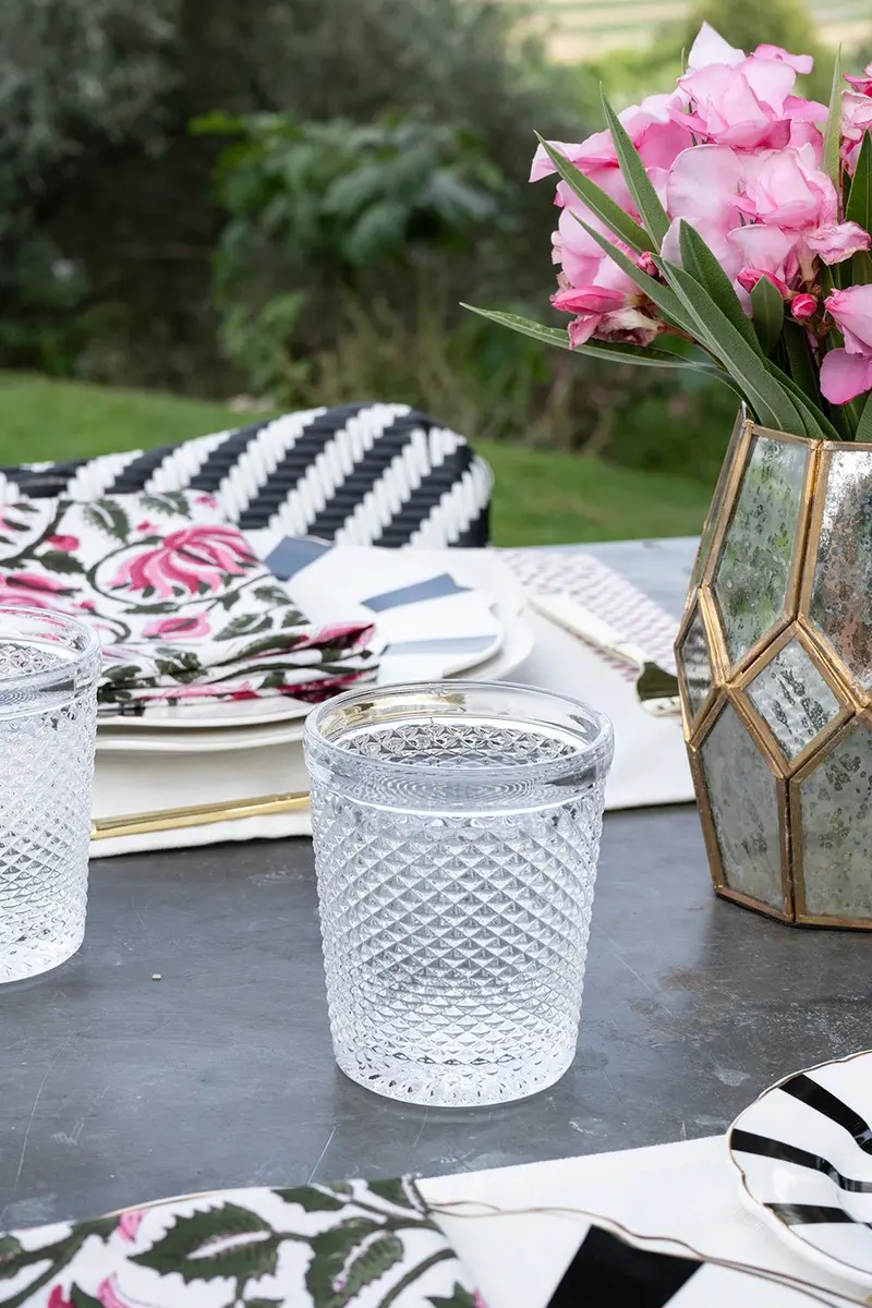 Vaso Cristal Transparente Picos