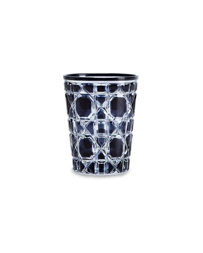 VASO DE CRISTAL NEGRO