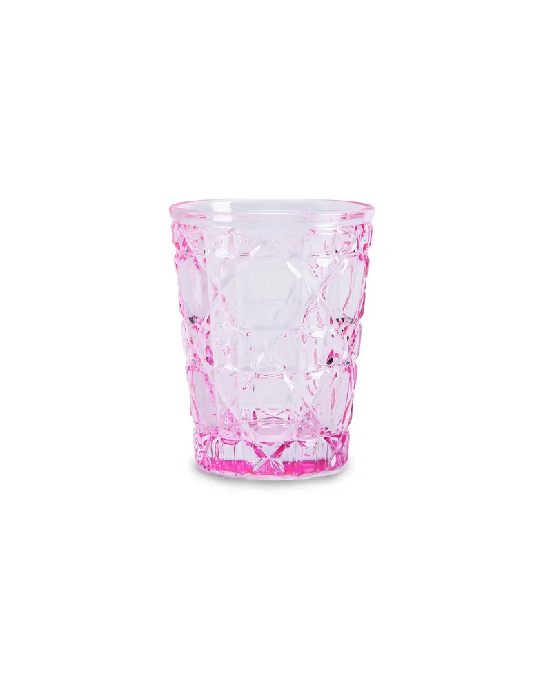 VASO DE CRISTAL ROSA