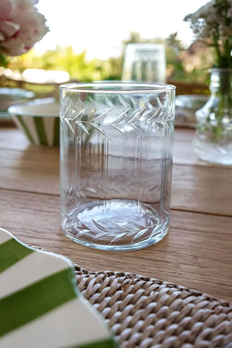 Vaso Grande Cristal Tallado