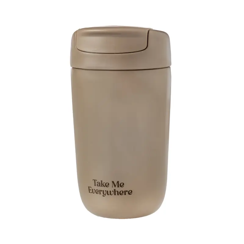 Vaso Térmico de Acero Inoxidable 400 ml marron