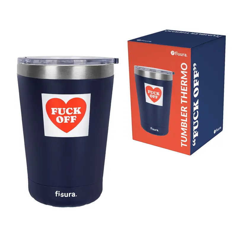 Vaso termo “Fuck off"