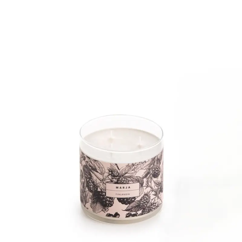 Vela aromática Marja 750 gr - FRAGANCIA DE MORA Y CEDRO