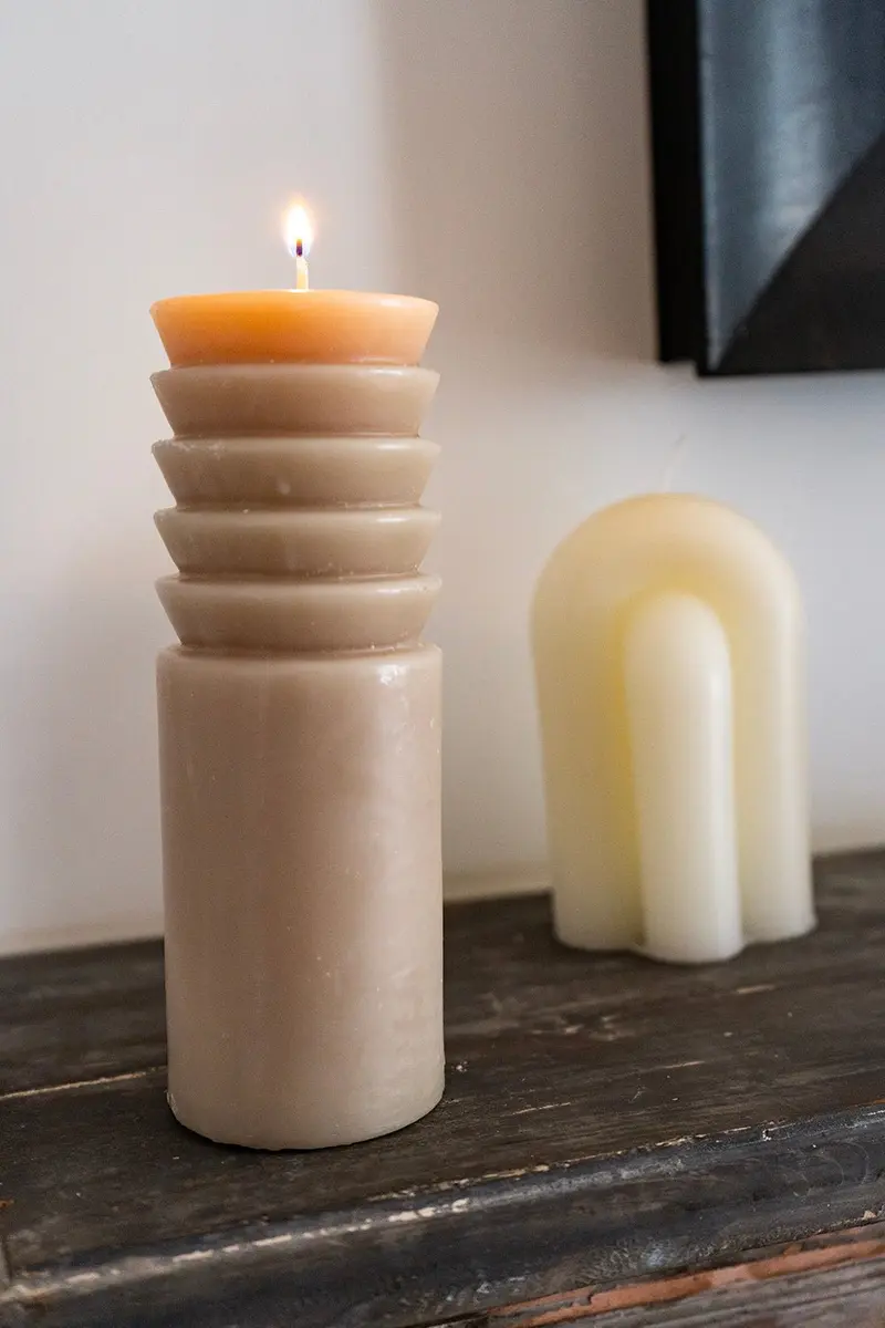 Vela Cilíndrica Con Ondas Finas