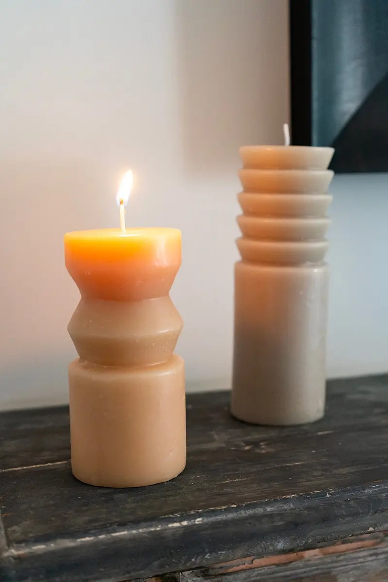 Vela Cilíndrica Con Ondas Gruesas