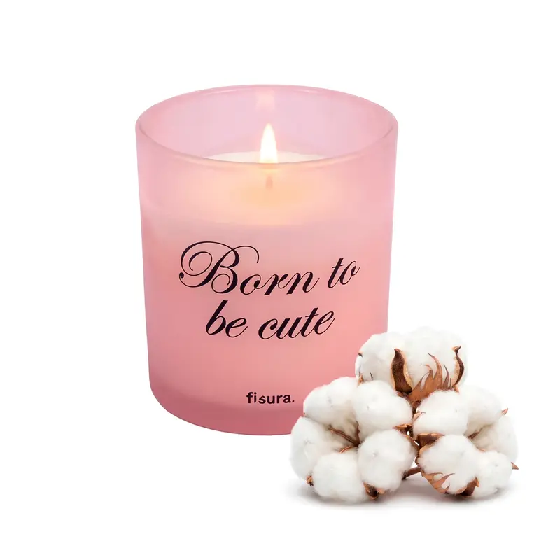 Vela de cristal “Born to be cute” – algodón