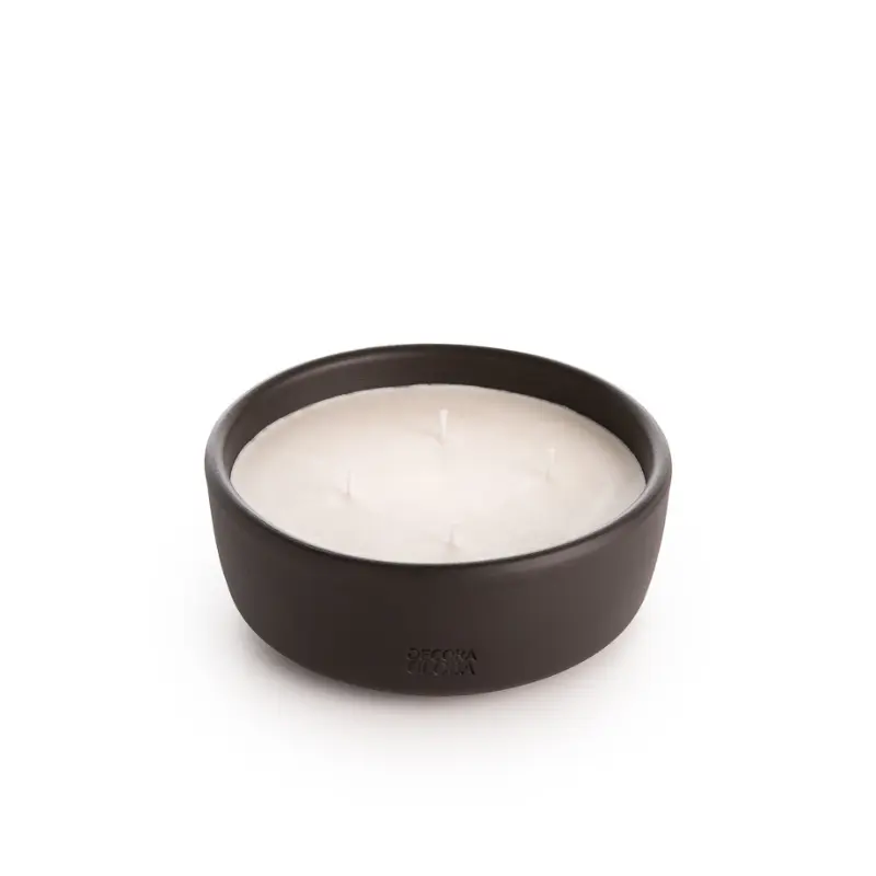 Vela Decoración Cerámica NEGRO 17