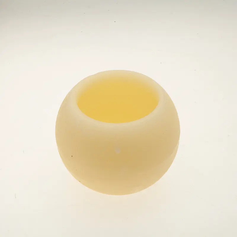 Vela Esférica Led D.12X10Cm Cr.
