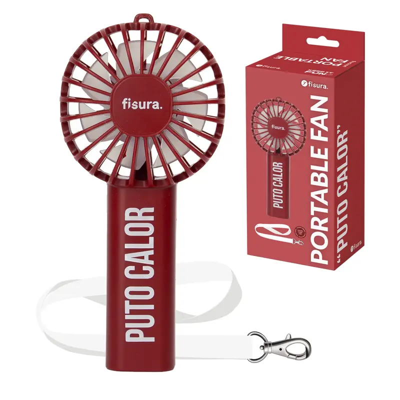 Ventilador portátil "Puto calor”