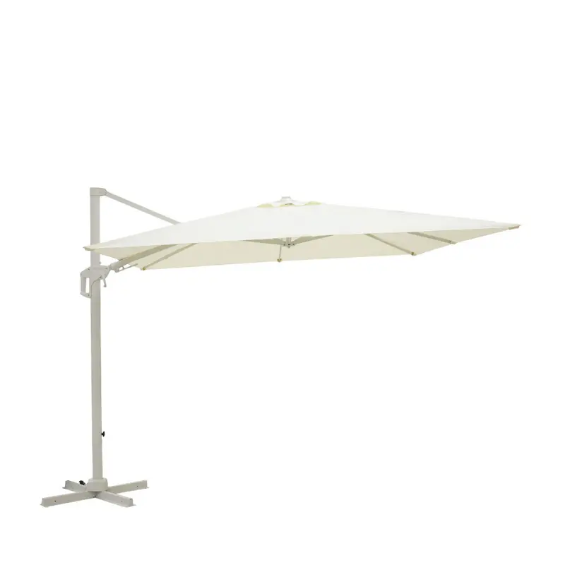 Veya - Parasol cuadrado desplazado de aluminio 3x3m