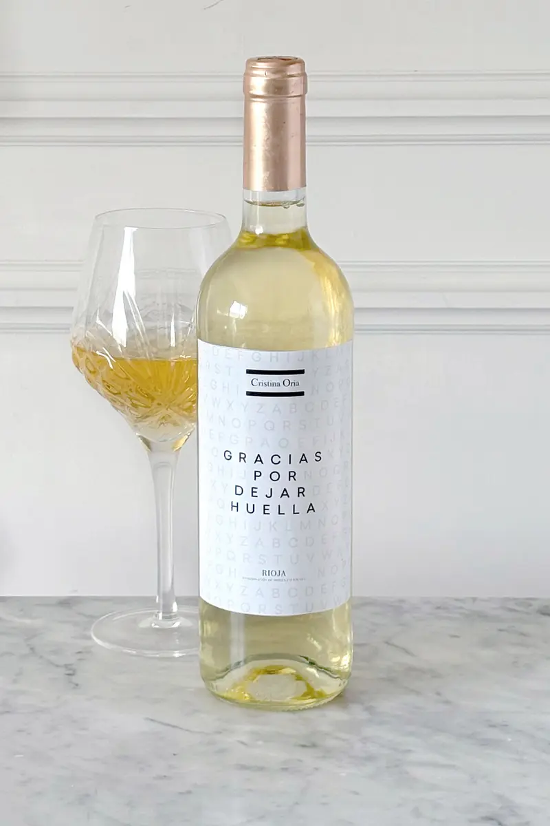 Vino Cune Rioja Blanco "Gracias Por Dejar Huella"