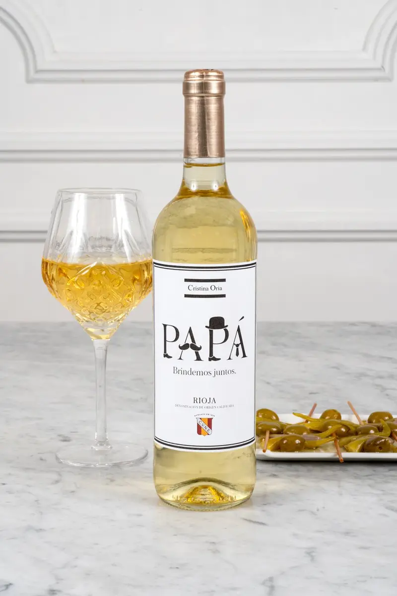 Vino Cune Rioja Blanco "Papá Brindemos Juntos"