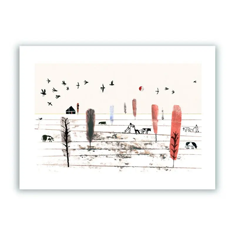 Vivir el Campo Impresión Giclée