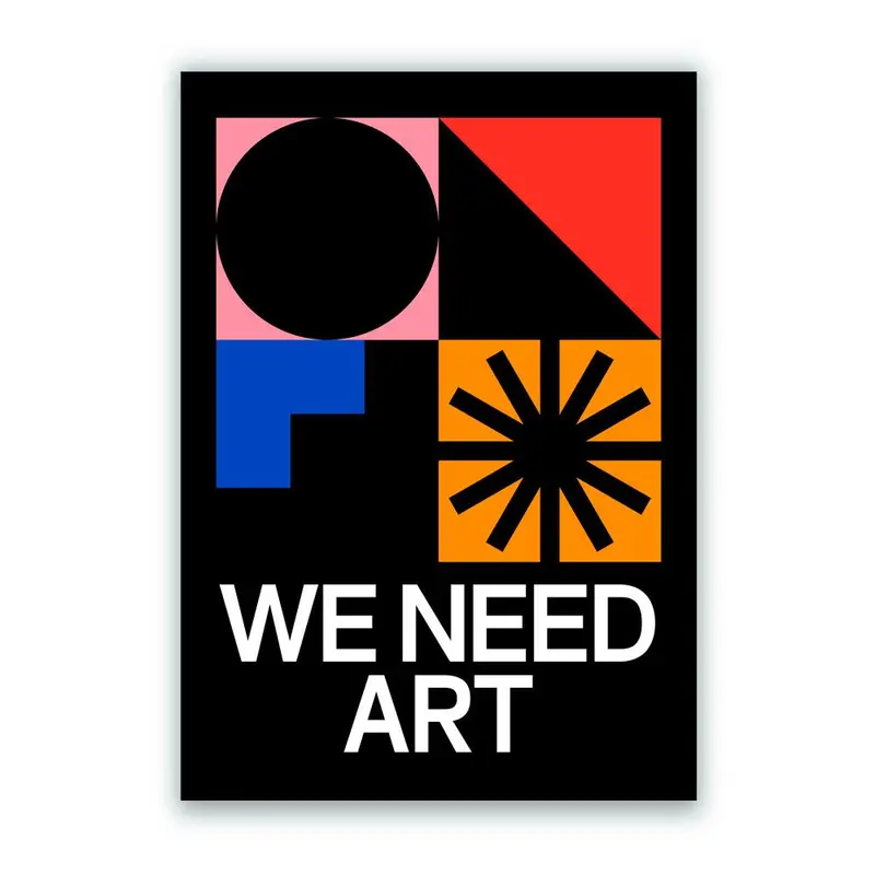 We Need Art Impresión Giclée