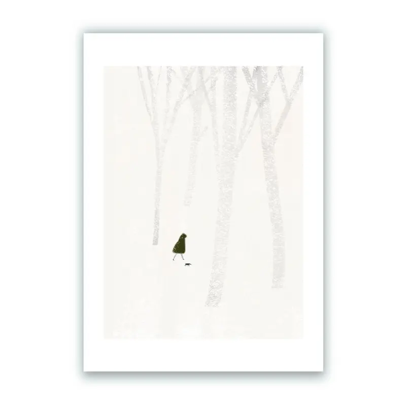 Winter Stroll Impresión Giclée