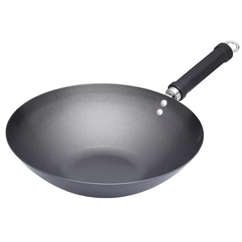 WOK ACERO AL CARBONO ANTIADHERENTE 30CM