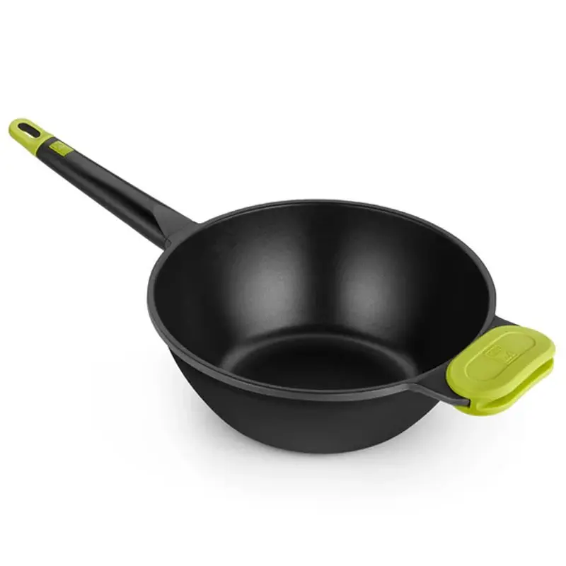 WOK CON MANGO 28CM FOODIE BRA