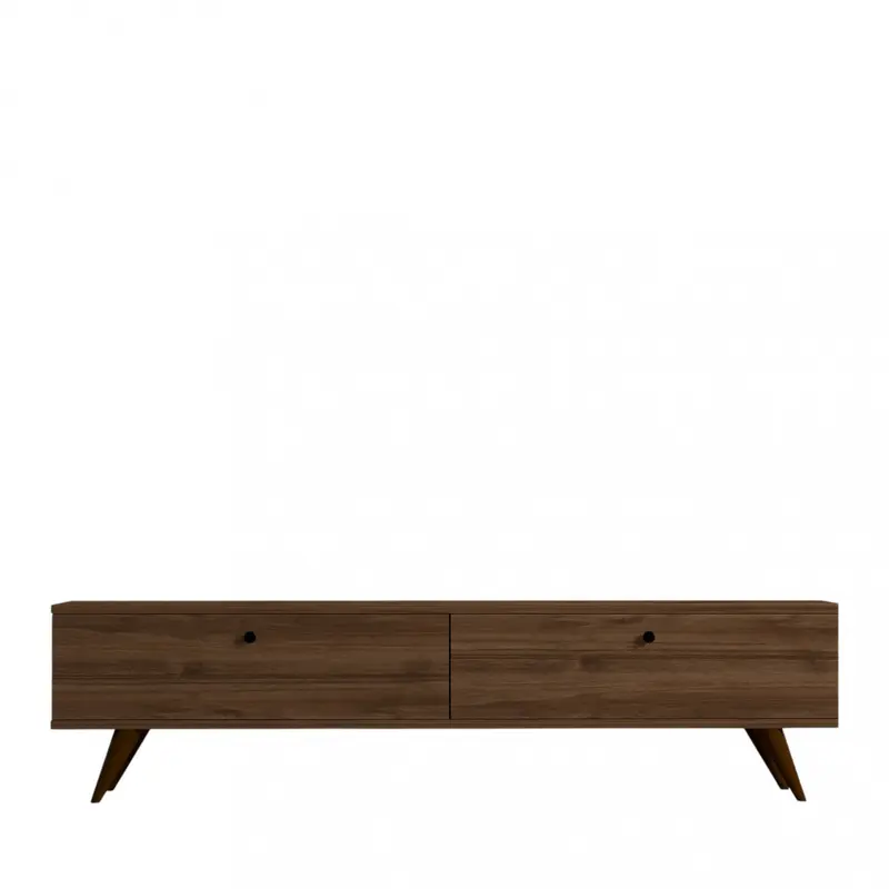 Yara - Mueble TV de madera con 2 puertas L160cm