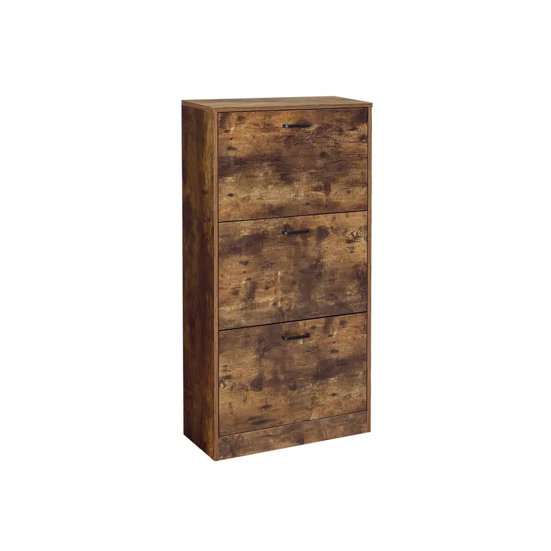 Zapatero de Madera de 3 Pisos