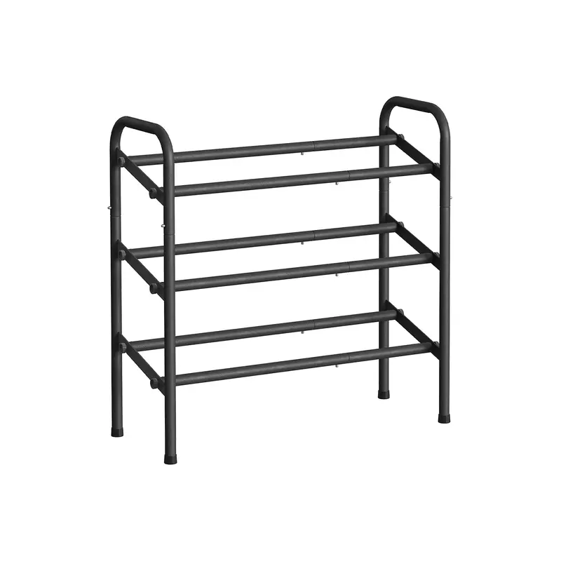 Zapatero Extensible de Metal Ajustable Estante Zapatos para Pasillo